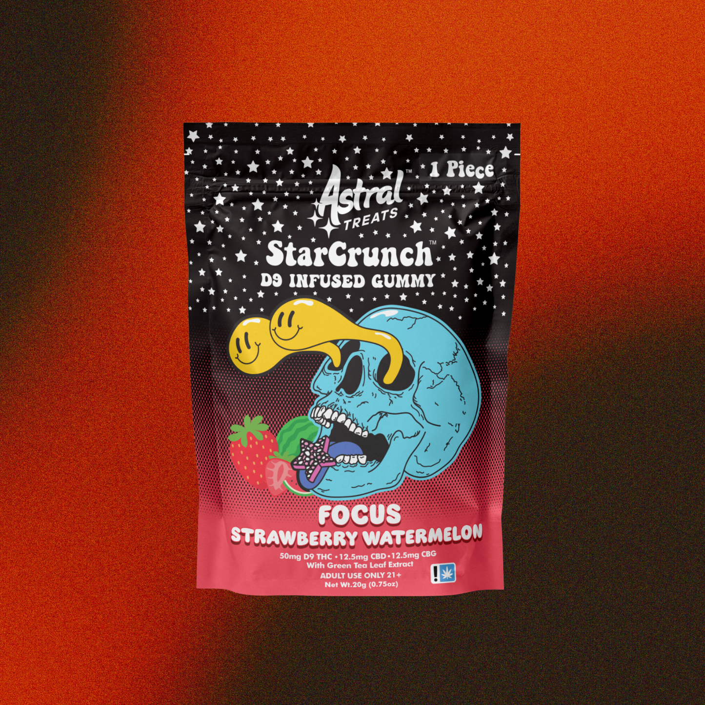 STARCRUNCH FOCUS GUMMY - STRAWBERRY WATERMELON